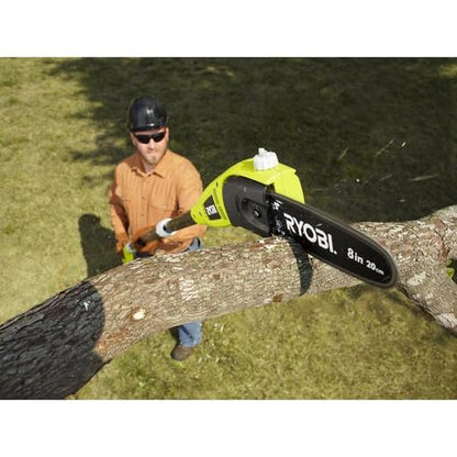 RYOBI 8 in. 6 Amp Pole Saw Chainsaw Up To 9' Reach