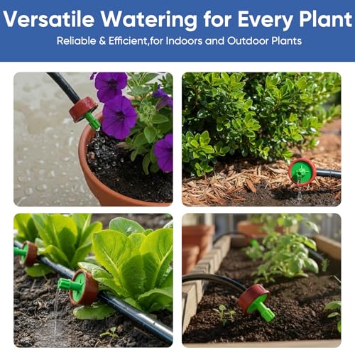 0.25 GPH Pressure Compensating Drippers for Irrigation System,50 Pack - size: 0.25 GPH 50PCS