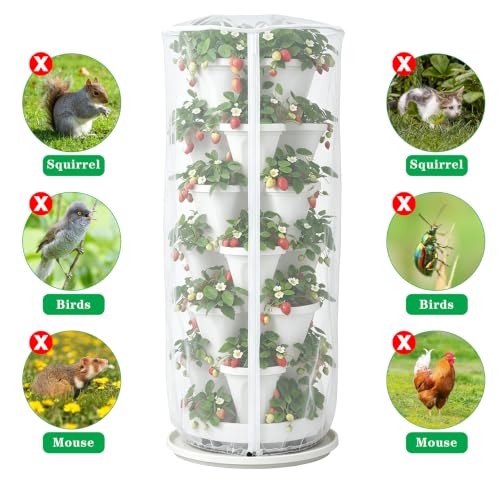 24"x59"Garden Netting with Zipper and Drawstring for Plant Cover Protection - size: 24"x59"