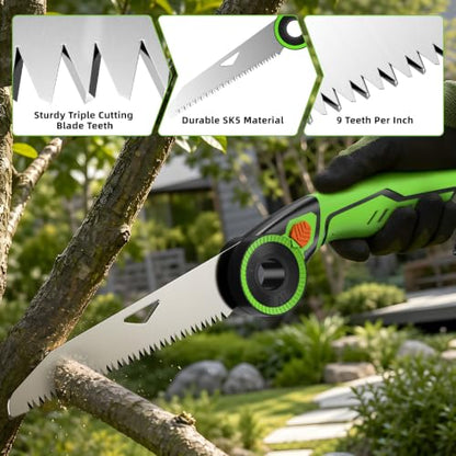 Pruning Saw with Extra-Long Blade,Hand Saw for Wood Cutting and Trimming - size: 14.5
