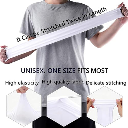 UV Sun Protection Arm Sleeves with Thumb Holes for Men Women - color: Red+rose Red