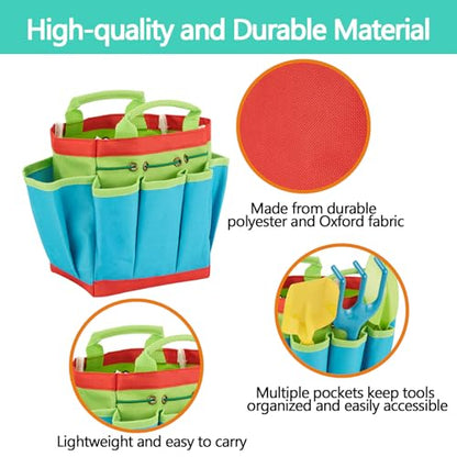 FITNATE Kids Garden Tools Set,6 PCS, Aged 3+ - color: Multi