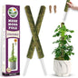 DUSPRO 2 Pack 22" Black Stackable Mesh Moss Pole for Plants - color: 2pcs Black