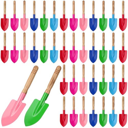 Liliful Mini Garden Shovel Set Colorful Small Shovel for Gardening, 42 Pcs
