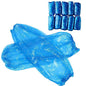 Disposable Arm Sleeves Covers, PeSandy 100pcs Waterproof PE Oversleeves Covers - color: Blue