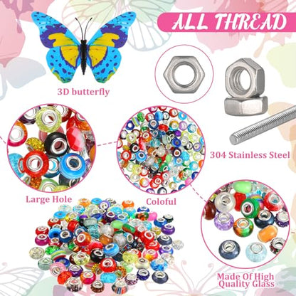 Tigeen 236 Pcs Garden Stake DIY Fairy Wand Plant Stake, Butterfly - style: Butterfly