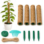 Moss Pole for Monstera, 4 Pack 16in Stackable Plant Support