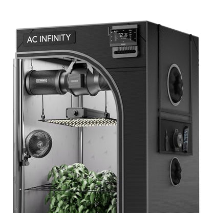 AC Infinity AI Grow System 2x2, 1-Plant Kit w/Self-Learning AI Controller - size: 24” x 24” x 72”
