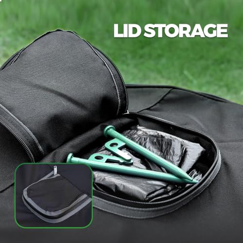 RVGUARD Pop-Up Trash Bin, Black Trash Can - color: BLACK