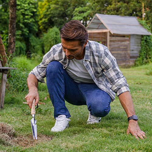 Garden Hand Weeding Trowel, 5-in-1 Stainless Steel Weeder Puller - size: 13.2'' Weeder Trowel
