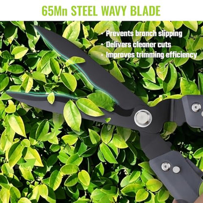 WORKPRO 23” Hedge Shears, Foldable Hedge Clippers for Most Garden Plants