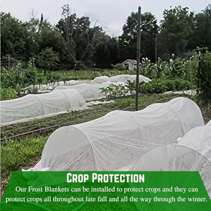 Farm Plastic Supply - Frost Protection Blanket - Plant Covers Freeze Protection, Winter Plant Cover, Frost Blanket, Frost Cloth, Frost Blankets for Plants, Plant Frost Protector (5' x 20') - size: 5' x 20'