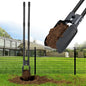 Post Hole Digger, 54” Manual Plant Hole Digging Tool for Gardening, Soil Plugging, Cultivating, Weeding,Heavy Duty Metal Holes Digger Tool with Sharp Blade for Fence Installation Bulbs Planting
