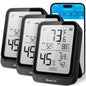 GoveeLife Bluetooth Hygrometer Thermometer H5104, LCD Digital Black 3-Pack - color: Black, size: 3Pack