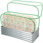 2 Pack Garden Netting Covers, 3.9X2FT Raised Bed Plant Netting, 10 Stakes - size: 2PCS-Pop Up