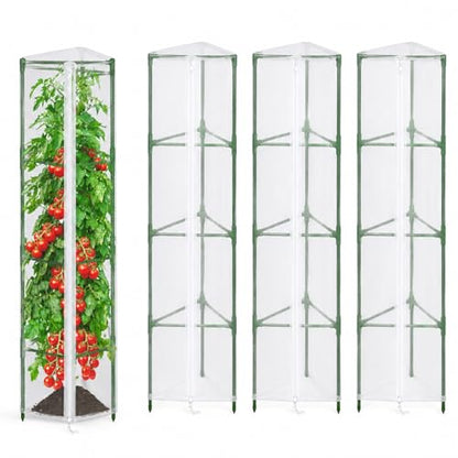 Halatool Garden Tomato Plant Cover Netting, Fits 55–72" Tomato Cages - size: 61 Inch