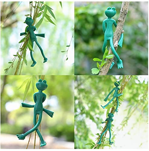 10pcs Decorative Plant Tie Twist Bendable Reusable Plant Cable Ties Twisting Garden Tie Frog