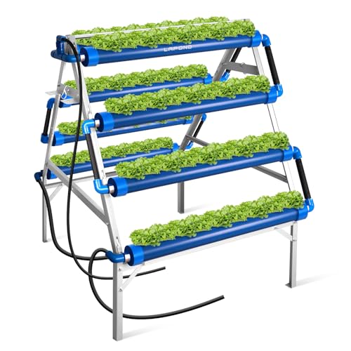 A-Type 72 Plant Sites Hydroponics Growing System Kit with Light Blocking