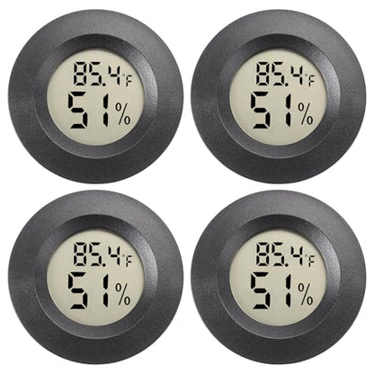 Hygrometer Thermometer Digital Humidity Meter 4 Pack
