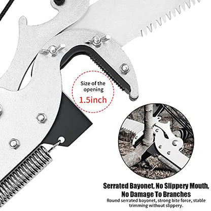 BAYTORY Extendable Tree Pruner Shears Head and Saw without Pole