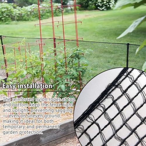 POYEE 10x30ft Bird Netting, 1/2-inch Square Mesh Garden Netting - size: 10x30ft