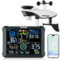 Sainlogic WiFi Smart Weather Station 14-in-1 with 24/7 Accurate Weather Forecast by Weatherseed AI, 8.5" Large Display, Wind Gauge, 2-Year Data Storage & Export (Only 2.4G)