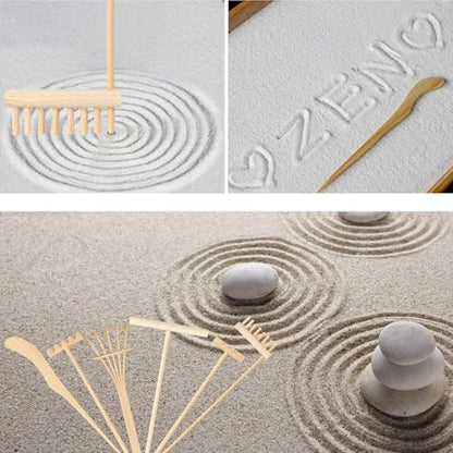 24 PCS Mini Zen Garden Rake Tools, Zen Garden Accessories