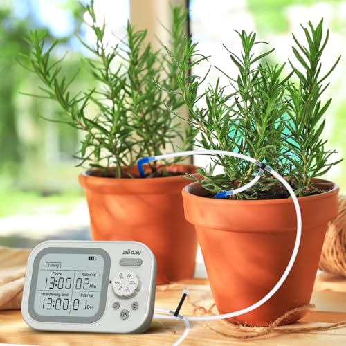 Automatic Plant Waterer Replacement Kit for 15 Potted Plants, Accessories Expansion Set for Auto Drip Irrigation Programmable Self Watering Timer Devices - size: Pack of 4