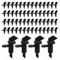 60 Pack Garden Flag Irrigation Dripper, Black, 1 GPH - color: Black