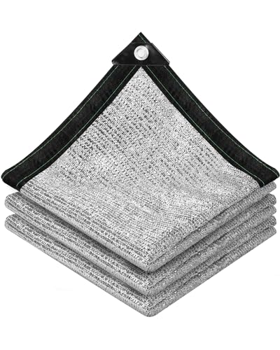 vensovo 85% Reflective Aluminet Shade Cloth with Grommets, 4 x 6 ft - color: 85%, size: 4x6FT