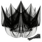 Mosquito Netting,10x50 FT Mosquito Mesh Net,Insect Bird Bug Screen for Patio Garden Vegetables Fruits Protection,Black Bed Curtains with 100 Pcs Straps