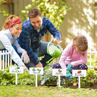30 Pcs Acrylic Vegetable Labels Signs Waterproof Plant Marker