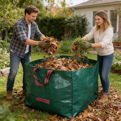 Yard Waste Bags, Reusable Weed Garden Leaf Bags(72 Gallon Square) - color: 79 Gallon Square