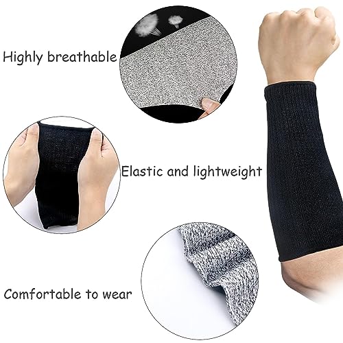 REDANHA Arm Protection Sleeves Level 5 Protection Cut Burn Resistant Sleeve Anti Abrasion Forearm Cover Protector - color: Black