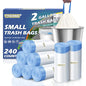 Small 2 Gallon Trash Bags Drawstring,0.96 Mil,Unscented,240 Count - color: 2gal-240