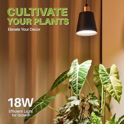 18W Hanging Grow Light for Indoor Plants - size: Hanging