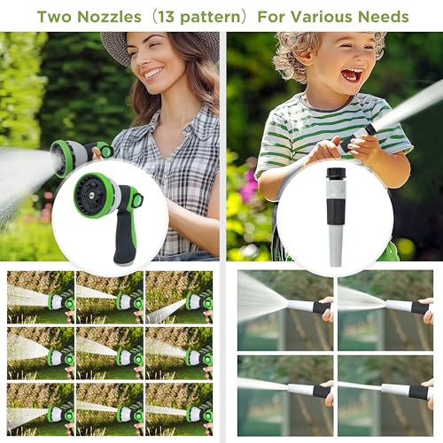 Tuyeho Heavy-Duty Auto Retractable Garden Hose Reel 100FT Lifetime Service