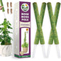 DUSPRO 4 Pack 22" Green Stackable Mesh Moss Pole for Plants - color: 4pcs Green