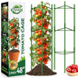 Halatool 2 Pack Tomato Cages for Garden, Up to 48in (4FT) Trellis - color: 2 Pack, size: 48 Inches