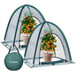 VIVOSUN Garden Netting Cover, 36 x 36 x 39 Inch Pop-up Guard Cover with Zip Entry for Plants, Vegetables, Fruits, Outdoor Run and Enclosure for Small Animals, 2-Pack, Green - size: 36x36x39 inch