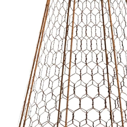 Set of Six Panacea 83280 Rustic Wire Garden Cloches, 20" H Each