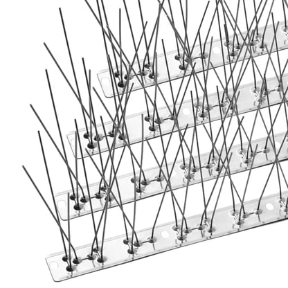 OFFO Bird Spikes for Outside, 304 Stainless Steel, 4 Pcs, 3.4 Ft (1.04 m) - size: 3.4 Feet