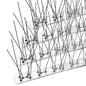 OFFO Bird Spikes for Outside, 304 Stainless Steel, 4 Pcs, 3.4 Ft (1.04 m) - size: 3.4 Feet