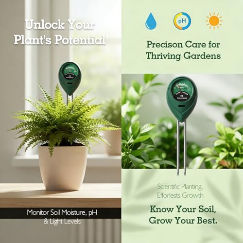 Soliseed Indoor Herb Garden Kit, Transparent Pots with Gardening Tools