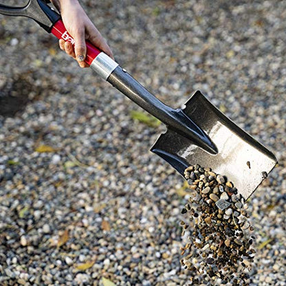 Bond Manufacturing LH047AM Mini D-Handle Square Head Shovel (12-Pack), Red/Black - size: 12-PACK, style: SQUARE HEAD