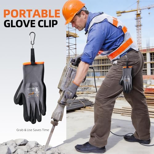 7 Pairs Safety Work Gloves Seamless Nylon Knit MicroFoam Nitrile Coated - size: X-Large, style: 7 Pairs,blue