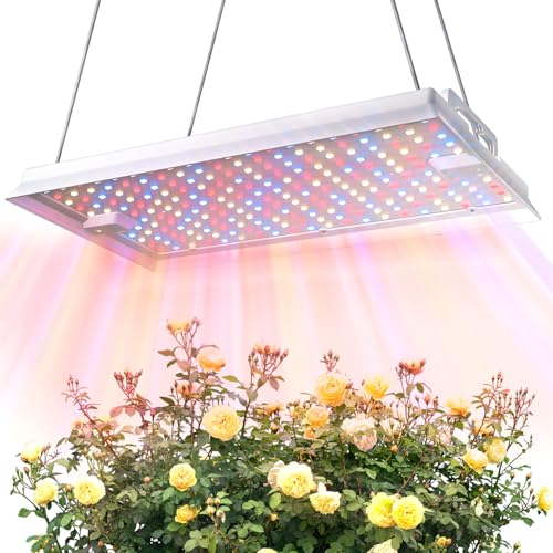 MetryGrow Plant Grow Light, [Smart APP 2x3 Ft Coverage] Genuine 100W Output LED Full Spectrum for Indoor Plants, 8-Level Brightness (Use Daisy-Chaining Hanging, Only Light Panel，No Control Panel) - size: 100W(Only Light Panel)