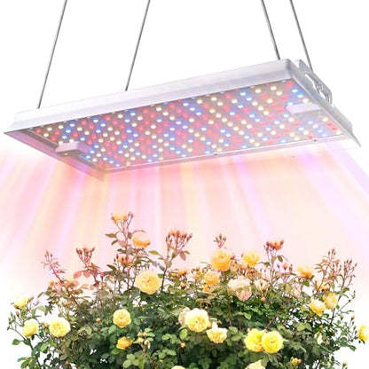 MetryGrow Plant Grow Light, [Smart APP 2x3 Ft Coverage] Genuine 100W Output LED Full Spectrum for Indoor Plants, 8-Level Brightness (Use Daisy-Chaining Hanging, Only Light Panel，No Control Panel) - size: 100W(Only Light Panel)