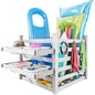 YITAHOME 64" W x 47" L x 39" H Poolside Deckbox Storage Organizer with 6