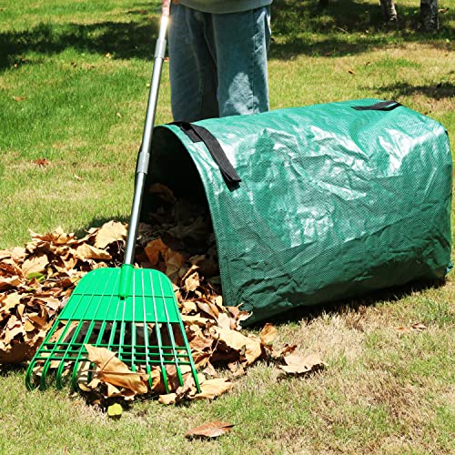 Gardzen 12 Tines Gardening Leaf Rake - style: 2 Packs